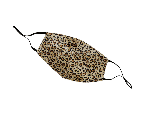 Deluxe Mulberry Silk Face Mask | Reusable, Washable | Leopard